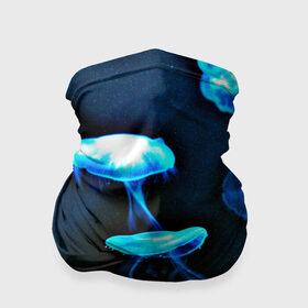 Бандана-труба 3D с принтом Meduse в городе Новоалтайск, 100% полиэстер, ткань с особыми свойствами — Activecool | плотность 150‒180 г/м2; хорошо тянется, но сохраняет форму | вода | медузы | море | морские | океан