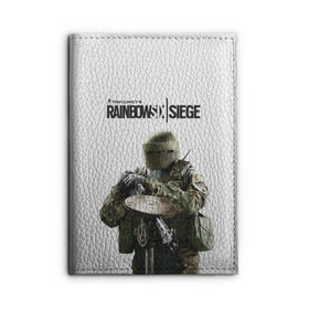 Обложка для автодокументов с принтом Rainbow Six Siege в городе Новоалтайск, натуральная кожа |  размер 19,9*13 см; внутри 4 больших “конверта” для документов и один маленький отдел — туда идеально встанут права | rainbow six | tom clancy’s