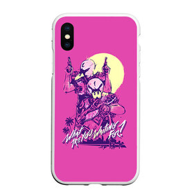 Чехол для iPhone XS Max матовый с принтом Hotline Miami 8 в городе Новоалтайск, Силикон | Область печати: задняя сторона чехла, без боковых панелей | game | hotline miami | hotlinemiami | игры | майями | хотлайн | хотланй майами