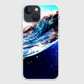Чехол для iPhone 13 mini с принтом Волны в городе Новоалтайск,  |  | blue | вода | волна | море | океан | природа