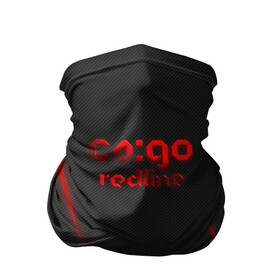 Бандана-труба 3D с принтом cs:go - Red Line (Красная линия) в городе Новоалтайск, 100% полиэстер, ткань с особыми свойствами — Activecool | плотность 150‒180 г/м2; хорошо тянется, но сохраняет форму | cs | csgo | go | кс | линия | цвет
