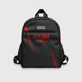 Детский рюкзак 3D с принтом cs:go   Red Line (Красная линия) в городе Новоалтайск, 100% полиэстер | лямки с регулируемой длиной, сверху петелька, чтобы рюкзак можно было повесить на вешалку. Основное отделение закрывается на молнию, как и внешний карман. Внутри дополнительный карман. По бокам два дополнительных кармашка | cs | csgo | go | кс | линия | цвет