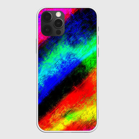 Чехол для iPhone 12 Pro Max с принтом Потертость в городе Новоалтайск, Силикон |  | разводы | цветной | яркий