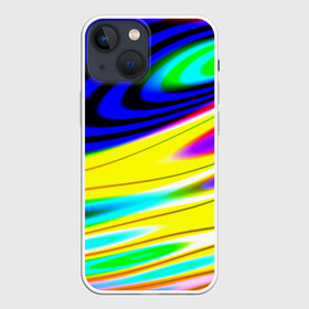 Чехол для iPhone 13 mini с принтом Волны красок в городе Новоалтайск,  |  | Тематика изображения на принте: разводы | цветной | яркий