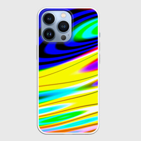 Чехол для iPhone 13 Pro с принтом Волны красок в городе Новоалтайск,  |  | Тематика изображения на принте: разводы | цветной | яркий