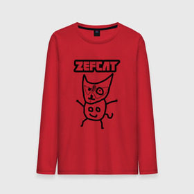 Мужской лонгслив хлопок с принтом Zef cat (Die Antwoord) в городе Новоалтайск, 100% хлопок |  | cat | die antwoord | zef