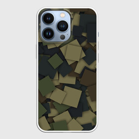 Чехол для iPhone 13 Pro с принтом Квадраты. Камуфляж в городе Новоалтайск,  |  | Тематика изображения на принте: camo | геометрия | камо
