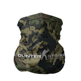 Бандана-труба 3D с принтом CS:GO камуфляж в городе Новоалтайск, 100% полиэстер, ткань с особыми свойствами — Activecool | плотность 150‒180 г/м2; хорошо тянется, но сохраняет форму | counter | strike | силуэты