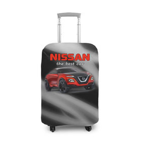 Чехол для чемодана 3D с принтом Nissan - лучшая машина в городе Новоалтайск, 86% полиэфир, 14% спандекс | двустороннее нанесение принта, прорези для ручек и колес | Тематика изображения на принте: nissan | авто | автомобиль | ниссан