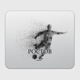 Коврик прямоугольный с принтом ФК Ростов в городе Новоалтайск, натуральный каучук | размер 230 х 185 мм; запечатка лицевой стороны | Тематика изображения на принте: 