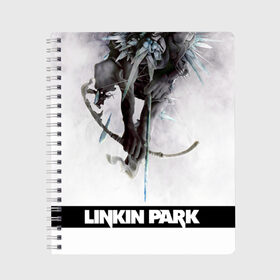 Тетрадь с принтом Linkin Park в городе Новоалтайск, 100% бумага | 48 листов, плотность листов — 60 г/м2, плотность картонной обложки — 250 г/м2. Листы скреплены сбоку удобной пружинной спиралью. Уголки страниц и обложки скругленные. Цвет линий — светло-серый
 | linkin park