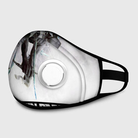 Маска из неопрена с принтом Linkin Park в городе Новоалтайск, неопрен 100% | Форма огибающая нос. Резинки для ушей с дополнительной резинкой на затылке. Клапан для выдоха для активного дыхания при занятиях спортом. Эластичный материал маски и окантовки для лучшего растяжения и прилегания маски.  | linkin park