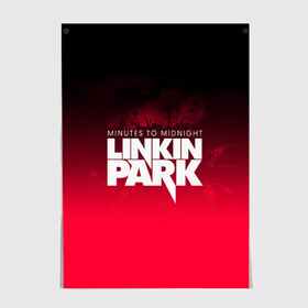 Постер с принтом Linkin Park в городе Новоалтайск, 100% бумага
 | бумага, плотность 150 мг. Матовая, но за счет высокого коэффициента гладкости имеет небольшой блеск и дает на свету блики, но в отличии от глянцевой бумаги не покрыта лаком | linkin park