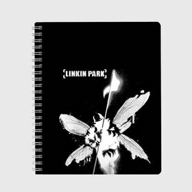 Тетрадь с принтом Linkin Park в городе Новоалтайск, 100% бумага | 48 листов, плотность листов — 60 г/м2, плотность картонной обложки — 250 г/м2. Листы скреплены сбоку удобной пружинной спиралью. Уголки страниц и обложки скругленные. Цвет линий — светло-серый
 | linkin park
