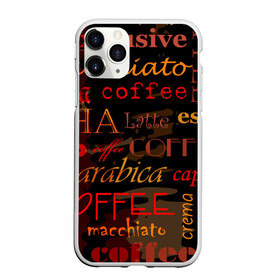 Чехол для iPhone 11 Pro матовый с принтом Coffee в городе Новоалтайск, Силикон |  | coffee | кофе | надписи | напитки | отдых