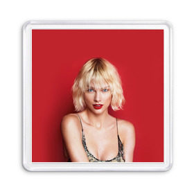 Магнит 55*55 с принтом Taylor Swift в городе Новоалтайск, Пластик | Размер: 65*65 мм; Размер печати: 55*55 мм | Тематика изображения на принте: звезда | знаменитость | музыка | певица