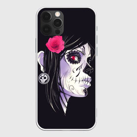 Чехол для iPhone 12 Pro Max с принтом День мертвецов в городе Новоалтайск, Силикон |  | Тематика изображения на принте: mexi | день мертвых | мексика | мексиканский череп | мертвецов | орнамент | праздник | узоры | цветы