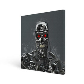 Холст квадратный с принтом Терминатор 2 в городе Новоалтайск, 100% ПВХ |  | terminator | арнольд шварценнегер | боевик | робот