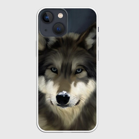 Чехол для iPhone 13 mini с принтом Картина волк в городе Новоалтайск,  |  | волк | животные | собака