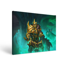 Холст прямоугольный с принтом Wraith King в городе Новоалтайск, 100% ПВХ |  | dota 2 | skeleton king | дота
