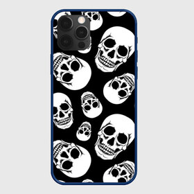 Чехол для iPhone 12 Pro Max с принтом Черепа в городе Новоалтайск, Силикон |  | белый | паттерн | черно белый | черный
