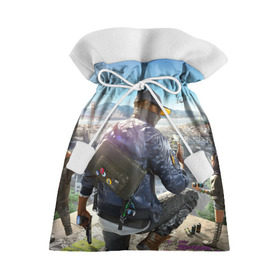 Подарочный 3D мешок с принтом Watch Dogs 2 в городе Новоалтайск, 100% полиэстер | Размер: 29*39 см | Тематика изображения на принте: 