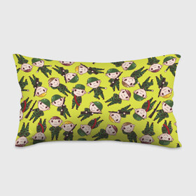 Подушка 3D антистресс с принтом Солдатики в городе Новоалтайск, наволочка — 100% полиэстер, наполнитель — вспененный полистирол | состоит из подушки и наволочки на молнии | армия | военные | воины | камуфляж | прикольные | солдаты | текстуры