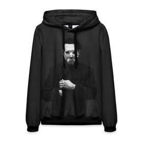 Мужская толстовка 3D с принтом Marilyn Manson в городе Новоалтайск, 100% полиэстер | двухслойный капюшон со шнурком для регулировки, мягкие манжеты на рукавах и по низу толстовки, спереди карман-кенгуру с мягким внутренним слоем. | звезда | знаменитость | музыка | мэрилин мэнсон | певец | рокер