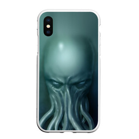 Чехол для iPhone XS Max матовый с принтом Ктулху в городе Новоалтайск, Силикон | Область печати: задняя сторона чехла, без боковых панелей | cthulhu | ctulhu | осьминог