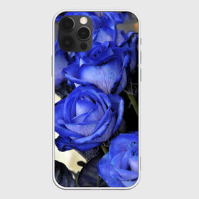 Чехол для iPhone 12 Pro Max с принтом Синие розы в городе Новоалтайск, Силикон |  | Тематика изображения на принте: девушкам | розы | синие | цветы