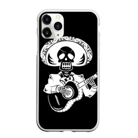 Чехол для iPhone 11 Pro матовый с принтом Мексиканский череп в городе Новоалтайск, Силикон |  | color | day of the dead | dead | death | holiday | mexican skull | mexico | ornament | pattern | гитара | день мертвых | мексика | мексиканский череп | мертвецов | музыка | орнамент | поет | праздник | узоры | цветы