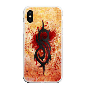 Чехол для iPhone XS Max матовый с принтом Slipknot в городе Новоалтайск, Силикон | Область печати: задняя сторона чехла, без боковых панелей | deth | rock | slipknot | рок | слипнот