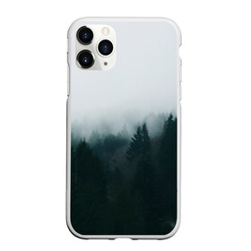 Чехол для iPhone 11 Pro матовый с принтом Лес в городе Новоалтайск, Силикон |  | лес | мрак | тамблер