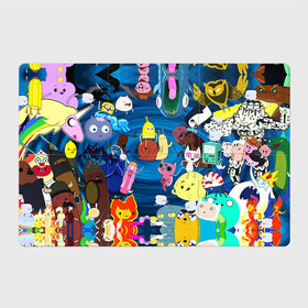 Магнитный плакат 3Х2 с принтом Adventure Time 1 в городе Новоалтайск, Полимерный материал с магнитным слоем | 6 деталей размером 9*9 см | Тематика изображения на принте: adventure time | bubblegum | dog | finn | jake | marcelline | время приключений | джейк и финн | марселин | пупырка