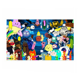 Бумага для упаковки 3D с принтом Adventure Time 1 в городе Новоалтайск, пластик и полированная сталь | круглая форма, металлическое крепление в виде кольца | Тематика изображения на принте: adventure time | bubblegum | dog | finn | jake | marcelline | время приключений | джейк и финн | марселин | пупырка