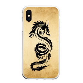 Чехол для iPhone XS Max матовый с принтом Убийственный змей в городе Новоалтайск, Силикон | Область печати: задняя сторона чехла, без боковых панелей | dragon | дракон | дракоша | змей | когти | крылья | монстр | огонь | пламя | рога | тату | татуировка | трайбл | чешуя | чудовище | шипы