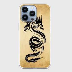 Чехол для iPhone 13 Pro с принтом Убийственный змей в городе Новоалтайск,  |  | dragon | дракон | дракоша | змей | когти | крылья | монстр | огонь | пламя | рога | тату | татуировка | трайбл | чешуя | чудовище | шипы