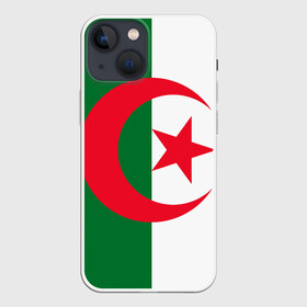 Чехол для iPhone 13 mini с принтом Алжир в городе Новоалтайск,  |  | Тематика изображения на принте: африка | страна | флаг