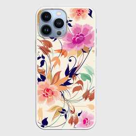 Чехол для iPhone 13 Pro Max с принтом Цветочки в городе Новоалтайск,  |  | Тематика изображения на принте: лепестки | узор | цветы