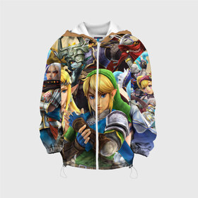 Детская куртка 3D с принтом Стражи мира в городе Новоалтайск, 100% полиэстер | застежка — молния, подол и капюшон оформлены резинкой с фиксаторами, по бокам — два кармана без застежек, один потайной карман на груди, плотность верхнего слоя — 90 г/м2; плотность флисового подклада — 260 г/м2 | Тематика изображения на принте: world | фентези | эльфы