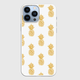 Чехол для iPhone 13 Pro Max с принтом Ананасы 22 в городе Новоалтайск,  |  | Тематика изображения на принте: летний | паттерн | светлый