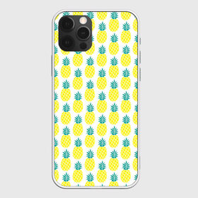 Чехол для iPhone 12 Pro Max с принтом Ананасы 23 в городе Новоалтайск, Силикон |  | Тематика изображения на принте: летний | паттерн | светлый