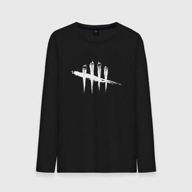 Мужской лонгслив хлопок с принтом Dead by Daylight White Logo в городе Новоалтайск, 100% хлопок |  | daylight | dead | дайлайт | дед | игры | ужасы | хоррор