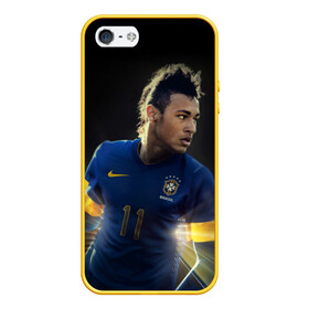 Чехол для iPhone 5/5S матовый с принтом Neymar в городе Новоалтайск, Силикон | Область печати: задняя сторона чехла, без боковых панелей | Тематика изображения на принте: барселона | бразилия | неймар | футбол | футболист