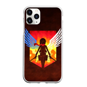Чехол для iPhone 11 Pro Max матовый с принтом Attack on Titan - Mikasa в городе Новоалтайск, Силикон |  | akkerman | attack on titan | mikasa | аккерман | вторжение гигантов | микаса