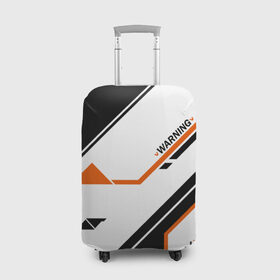 Чехол для чемодана 3D с принтом cs:go - Asiimov P250 Style в городе Новоалтайск, 86% полиэфир, 14% спандекс | двустороннее нанесение принта, прорези для ручек и колес | asiimov | cs | csgo | азимов | кс