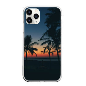 Чехол для iPhone 11 Pro матовый с принтом Пальмы в городе Новоалтайск, Силикон |  | Тематика изображения на принте: sea | summer | берег | лето | море | океан | отдых | пальмы | пляж | солнце