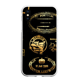 Чехол для iPhone XS Max матовый с принтом Travels в городе Новоалтайск, Силикон | Область печати: задняя сторона чехла, без боковых панелей | арт | мир | отдых | путешествие | туризм | узор | штамп