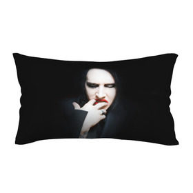 Подушка 3D антистресс с принтом Marilyn Manson в городе Новоалтайск, наволочка — 100% полиэстер, наполнитель — вспененный полистирол | состоит из подушки и наволочки на молнии | Тематика изображения на принте: звезда | знаменитость | музыка | мэрилин мэнсон | певец | рокер