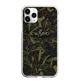 Чехол для iPhone 11 Pro Max матовый с принтом CSGO Оружие (камуфляж) в городе Новоалтайск, Силикон |  | Тематика изображения на принте: counter strike | cs:go | камуфляж | оружие